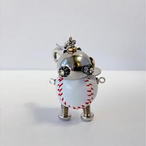 ＜アム西宮＞野球ボール　キーホルダー