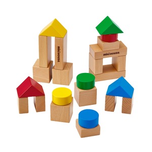 O104 ミキハウス ウッドブロック【mikihouse 積み木 つみき おもちゃ 木製 木のおもちゃ ブランド 赤ちゃん ０歳 こども 出産 ブロック 箱 大阪府 八尾】