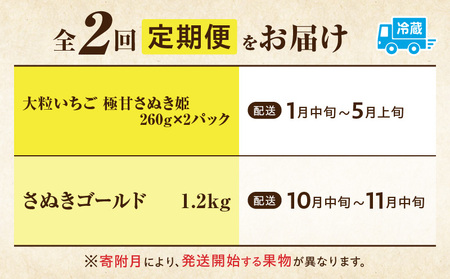 季節の恵み2回定期便P|果物 フルーツ 青果 青果物 デザート スイーツ 果実 旬 季節 旬の果物 季節の果物 生鮮食品 生鮮 贈答 贈り物 ギフト プレゼント おすそ分け お祝い 内祝い ご褒美 人気 グルメ お取り寄せ 特産品 特産 国産 香川県 三木町|_mk165-t035