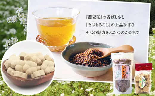 蕎麦茶とそばもろこし詰めセット 50P014005【OGURA】