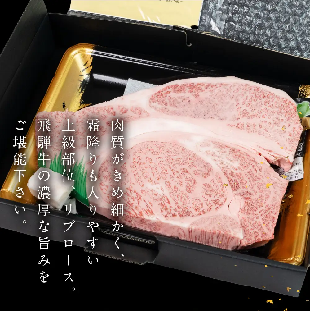 飛騨牛 リブロースブロック 500g 【22-43】