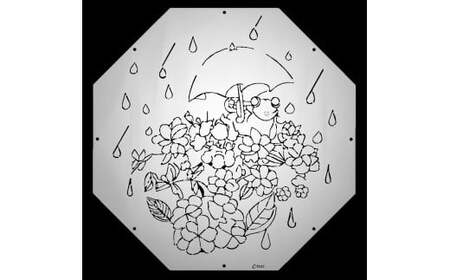イルミン365（1台）【6月　アジサイとカエル】