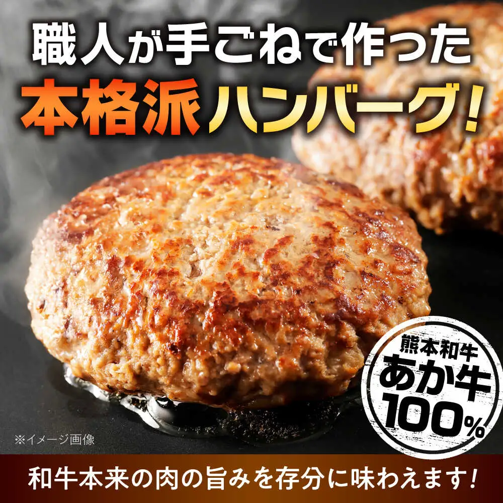 あか牛 くまモン ハンバーグ セット 120g×6個 ハンバーグ[AYAB010]
