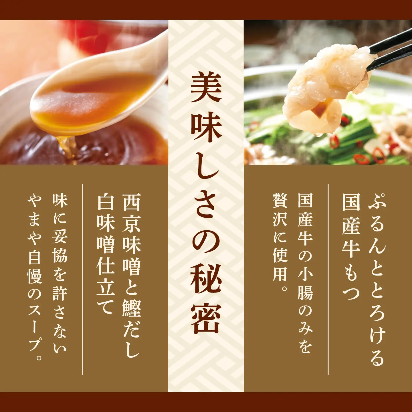 博多もつ鍋セットあごだし醤油味 3-4人前[BGAH023] 鍋セット