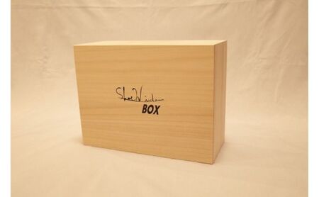 木製スニーカーBOX スリーブ付き ロータイプ 桐材 ShoewindowBOX 名張市