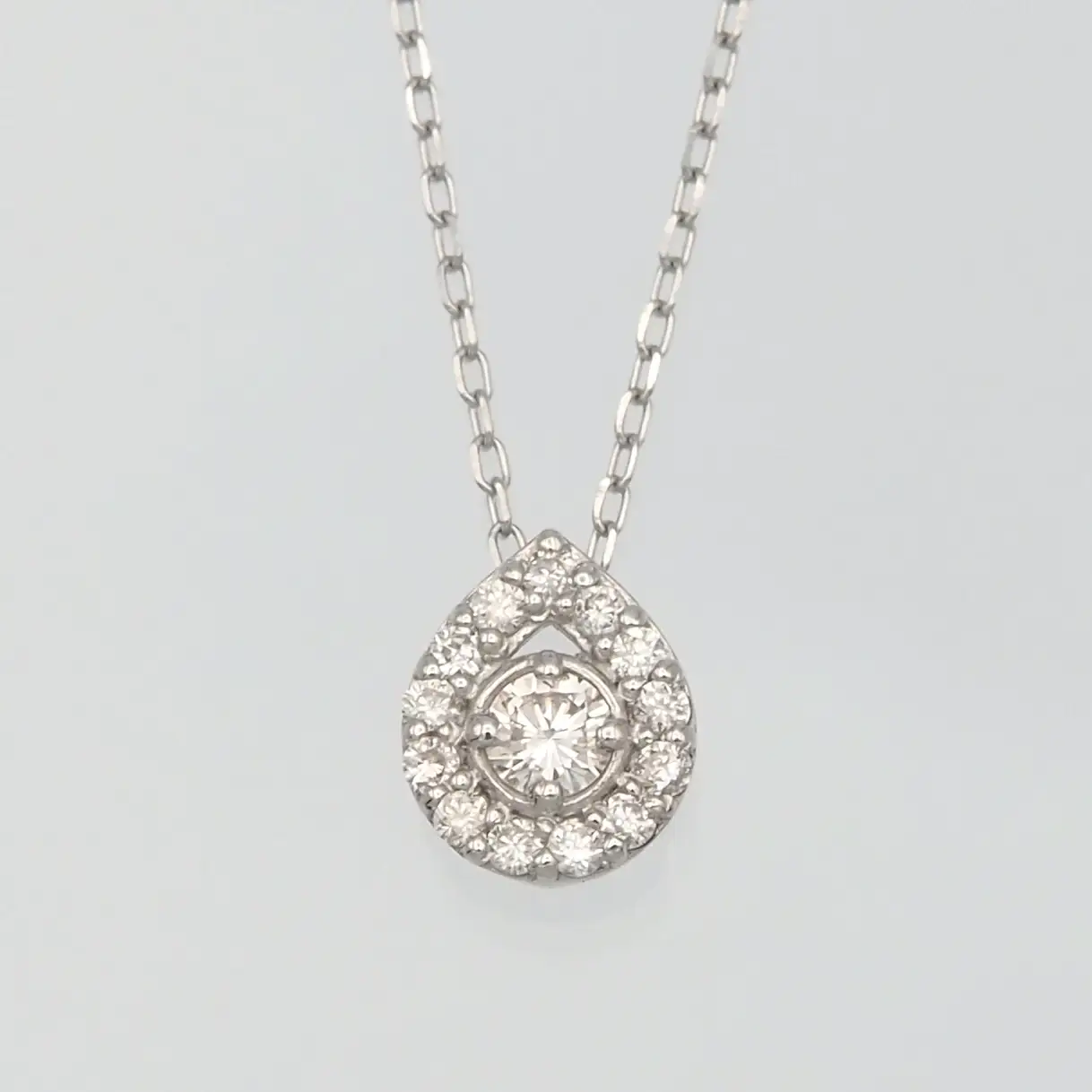 PT900/PT850 0.14ct ダイヤモンド ペンダントネックレス　HH-019718 SWBT001-PT