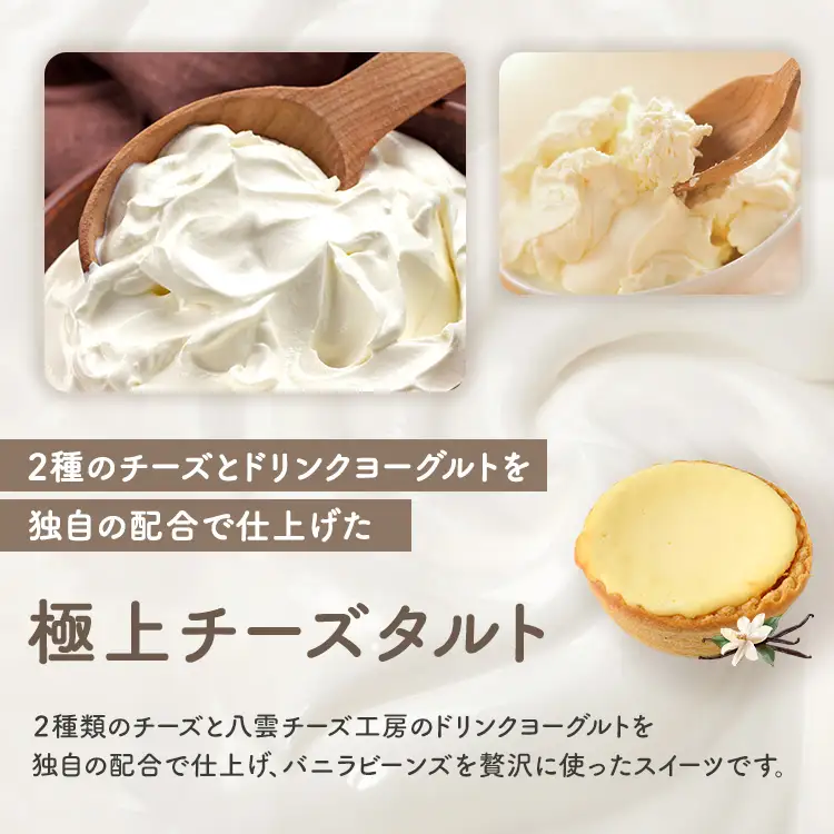 八雲チーズタルト　60g×18個入 | タルト セット 人気 北海道 ランキング スイーツ お菓子 洋菓子 デザート デザート詰め合わせ 詰合せ 詰め合わせ お楽しみ おすすめ