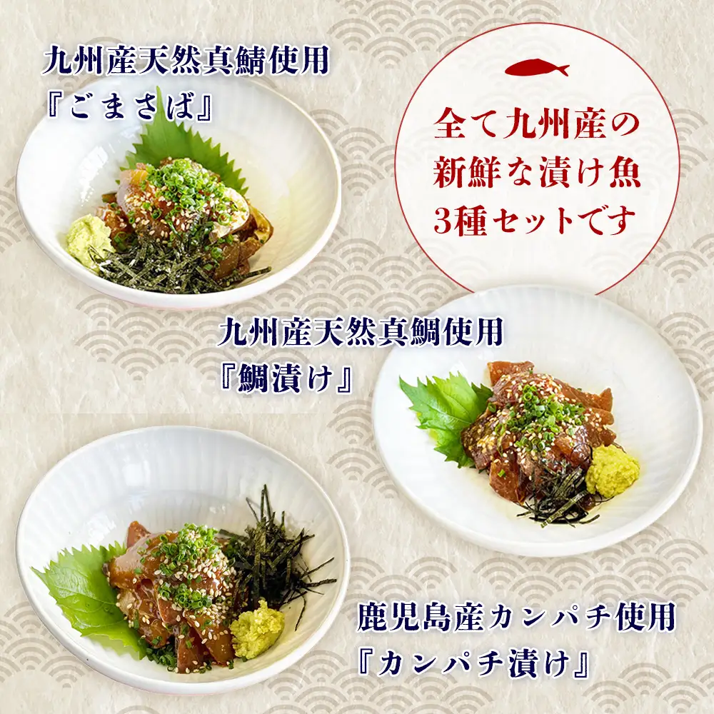 【お中元】魚よし特製 漬け魚3種セット K095023