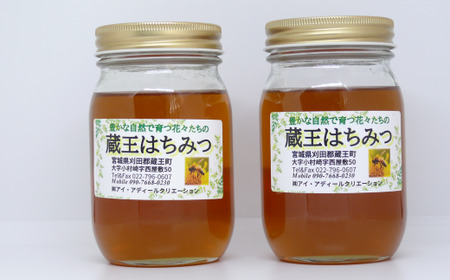 蔵王高原はちみつ詰合せ　500g×2本　【04301-0286】