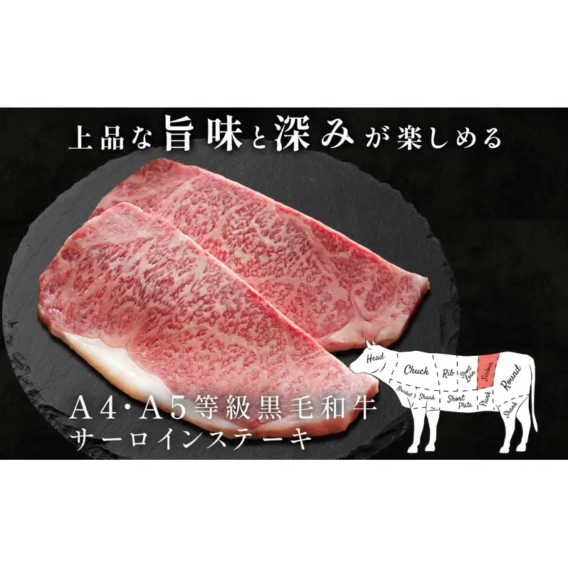 福島牛 和牛 サーロイン 2枚 400g 黒毛和牛 高級 A4 A5 国産 霜降り ブランド牛 ステーキ 料理 プレゼント 贈り物 肉料理 福島県 郡山市