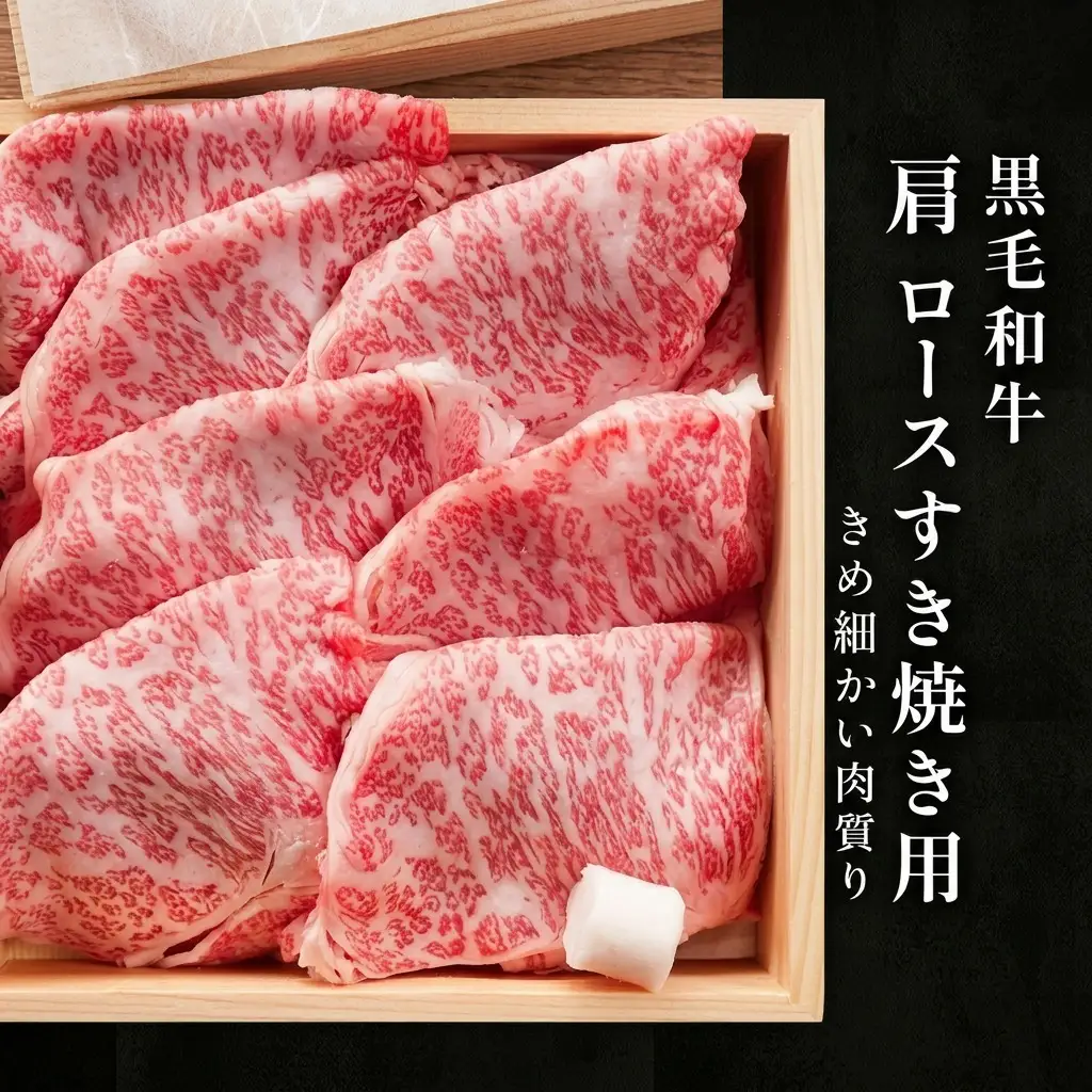 牛肉 すき焼き用 福島牛 肩ロース 500g 牛肉 国産