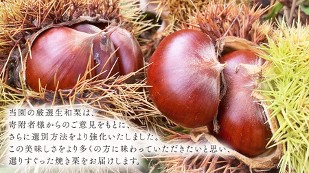 厳選 生和栗 1kg & 熟成 焼き和栗 500g セット 【庄七農園】【2026年10月発送開始】