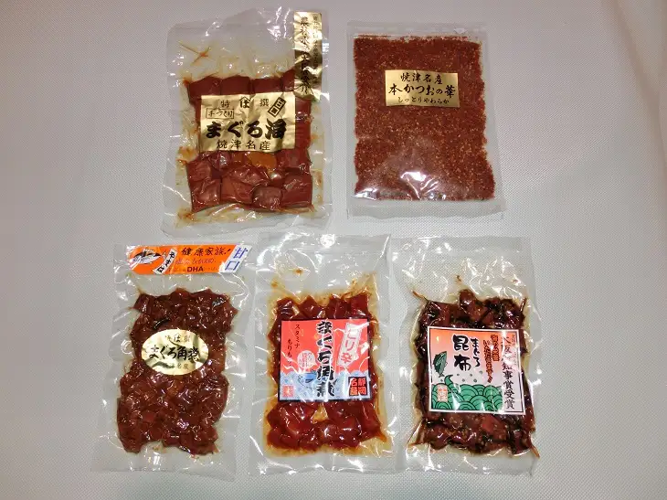 焼津のサイドメニュー まぐろ 佃煮 角煮 セット おかず おつまみ マグロ 鮪 (a11-224)