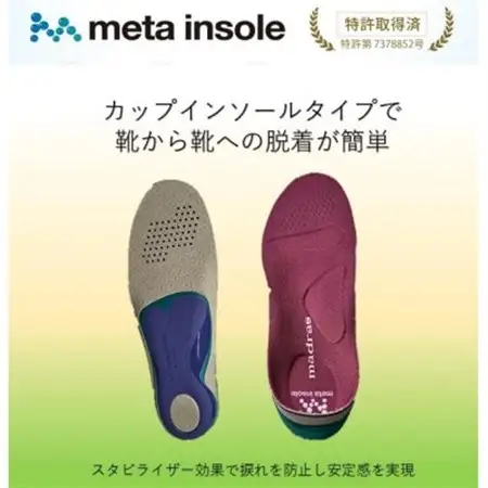 マドラスmetaインソール【リカバリーインソール】ZPMETA-CL WIN 27.0～28.0cm【1601247】