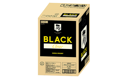 ブラック ニッカ クリア 4Lペット 4本