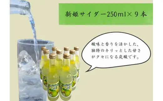 新姫サイダー250ml×9本入【frsn0026A】