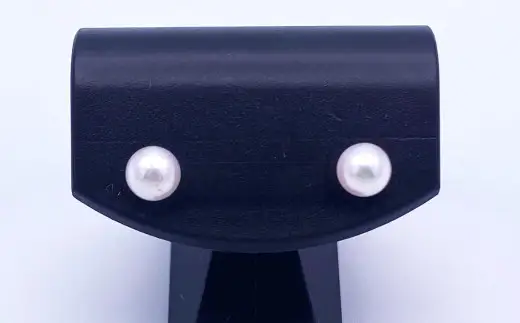 【あこや真珠】ピアス 約5.0～5.5mm（K18） アコヤ真珠 真珠 本真珠 パール アクセサリー 長崎県 長崎市