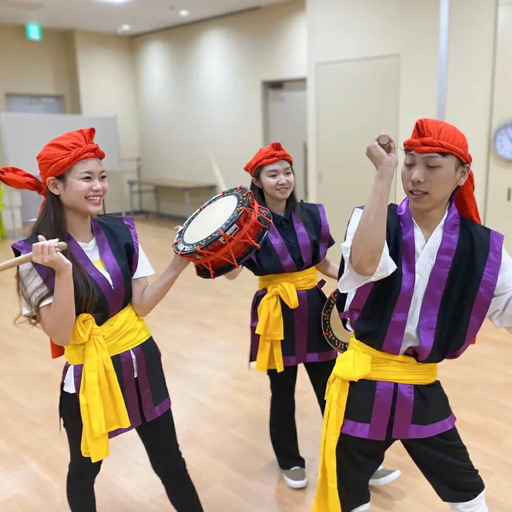 エイサー体験 （2名様） エイサー 沖縄 旅行 体験チケット 体験型 沖縄市 / エイサー会館 [BCCF002]