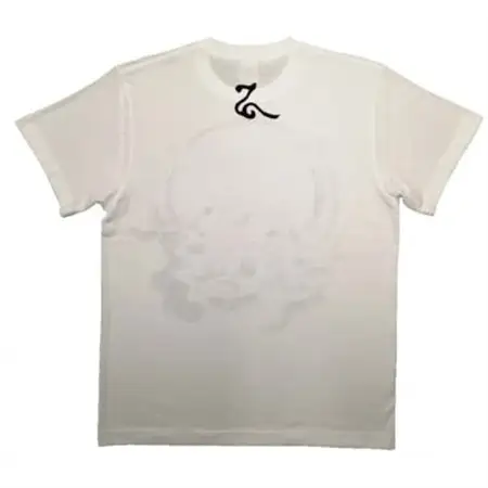 手描きTシャツ 仏画 六地蔵 白 (半袖 Sサイズ)【1615559】