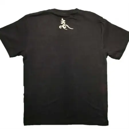 手描きTシャツ 仏画 馬頭観音 黒 (半袖 Mサイズ)【1615706】