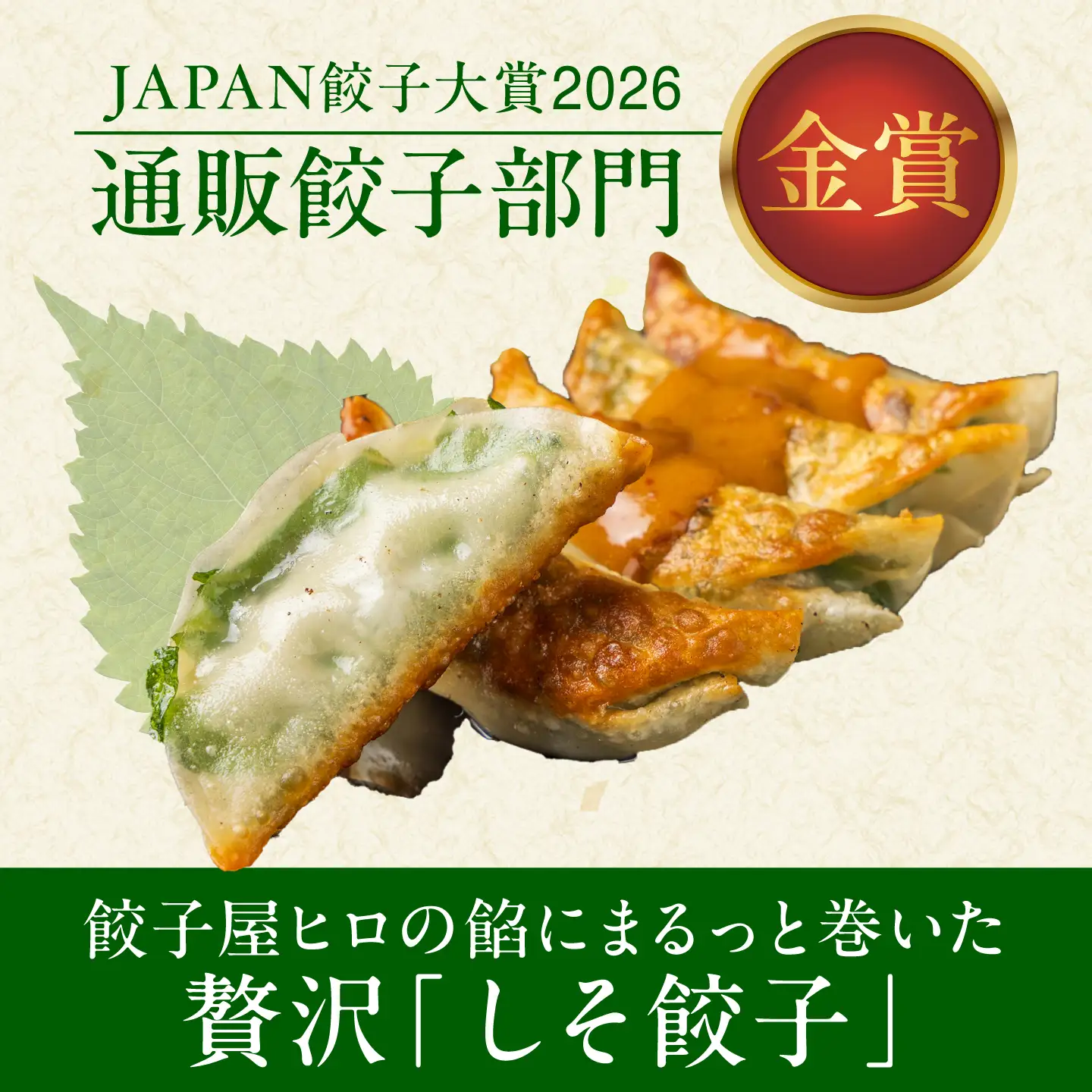 【5パック】餃子屋ヒロの 人気のしそ餃子 ぎょうざ[BDAS003-3]