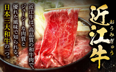 近江牛 すきやき しゃぶしゃぶロース400g[AQDB005]  近江牛 牛肉