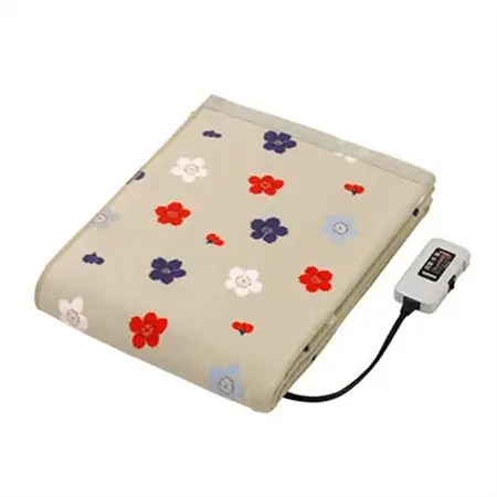 電気綿掛敷兼用毛布 ワイド(電気毛布)(約190×140cm)【1608414】