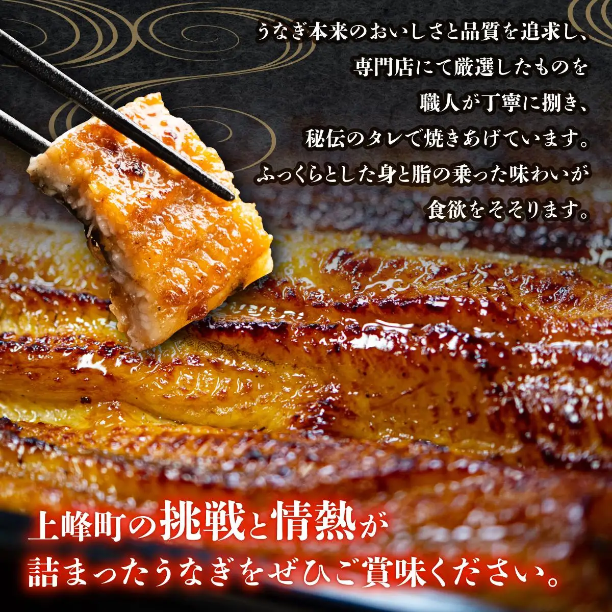 上峰町産うなぎ200g×2尾 