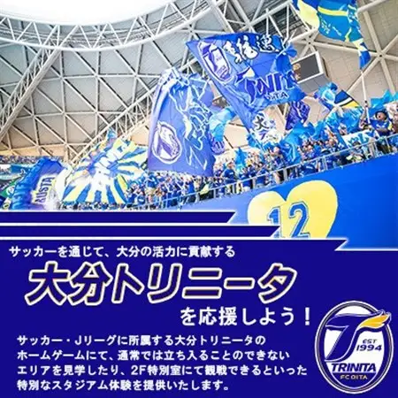 大分トリニータ　ホームゲームツアー＆プレミアム観戦体験(1名)(日出町)_旅行券・チケット   _【1613320】
