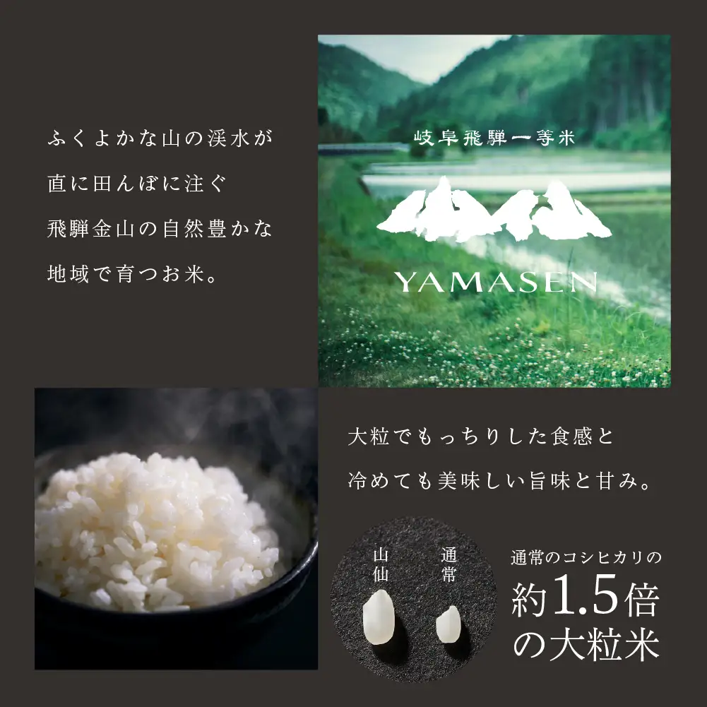 【期間限定】即納【令和7年産米】山仙 (いのちの壱) 2kg×3袋【51-29g】