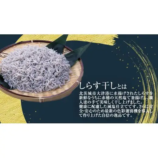 大津港水揚げ しらす干し 1.5kg (500g×3パック) (茨城県共通返礼品：北茨城市)