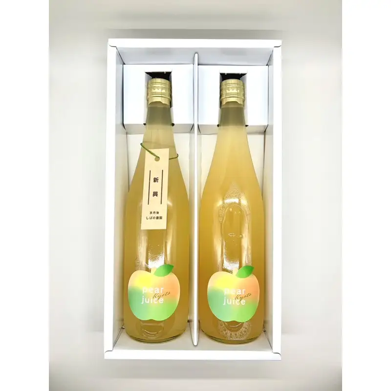 【先行予約】京丹後の梨ジュース 大瓶2本入り（2025年10月下旬～発送） 瓶 ジュース 国産 梨 なし ナシ ジュース ドリンク 飲料 果汁 京都 京丹後 ふるさと納税 梨ジュース