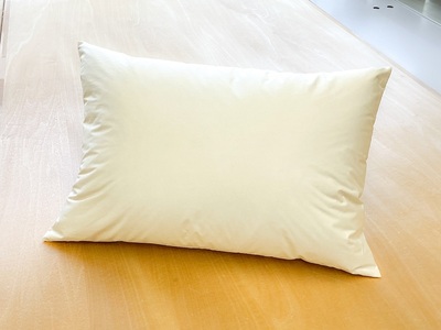 ホテル仕様の羽毛枕 50cm×70cm　ホワイトダックダウン50%　たっぷり800g 羽毛枕 50cm×70cm ホテル仕様 ダウン50％ 800g 日本製 快適な眠り 高めの枕 山梨県 北杜市 [h126]