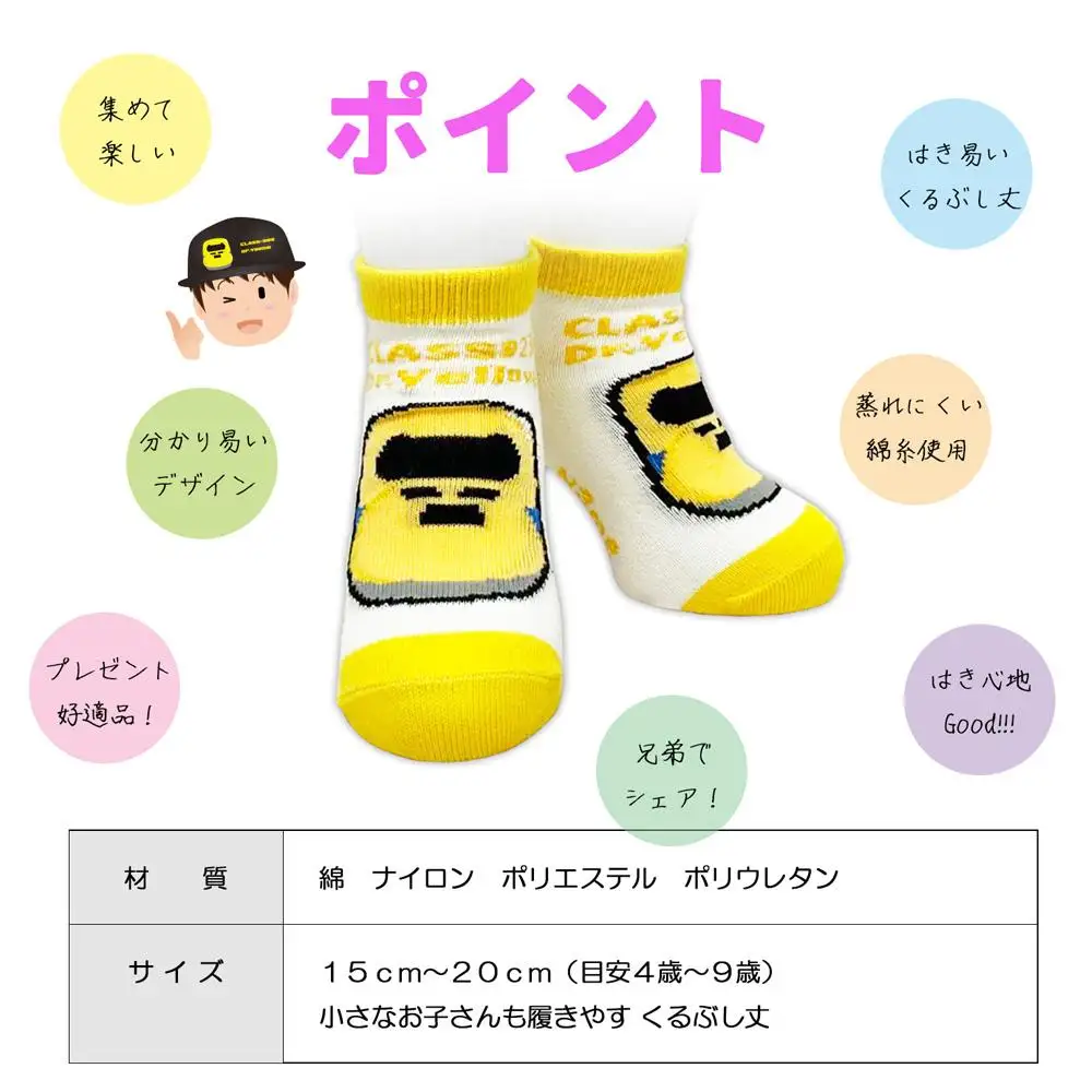 鉄道グッズセット（鉄マフぼうと子ども用くつした）のぞみ