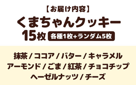 くまちゃんクッキー15枚 [AQAB008] クッキー  焼菓子