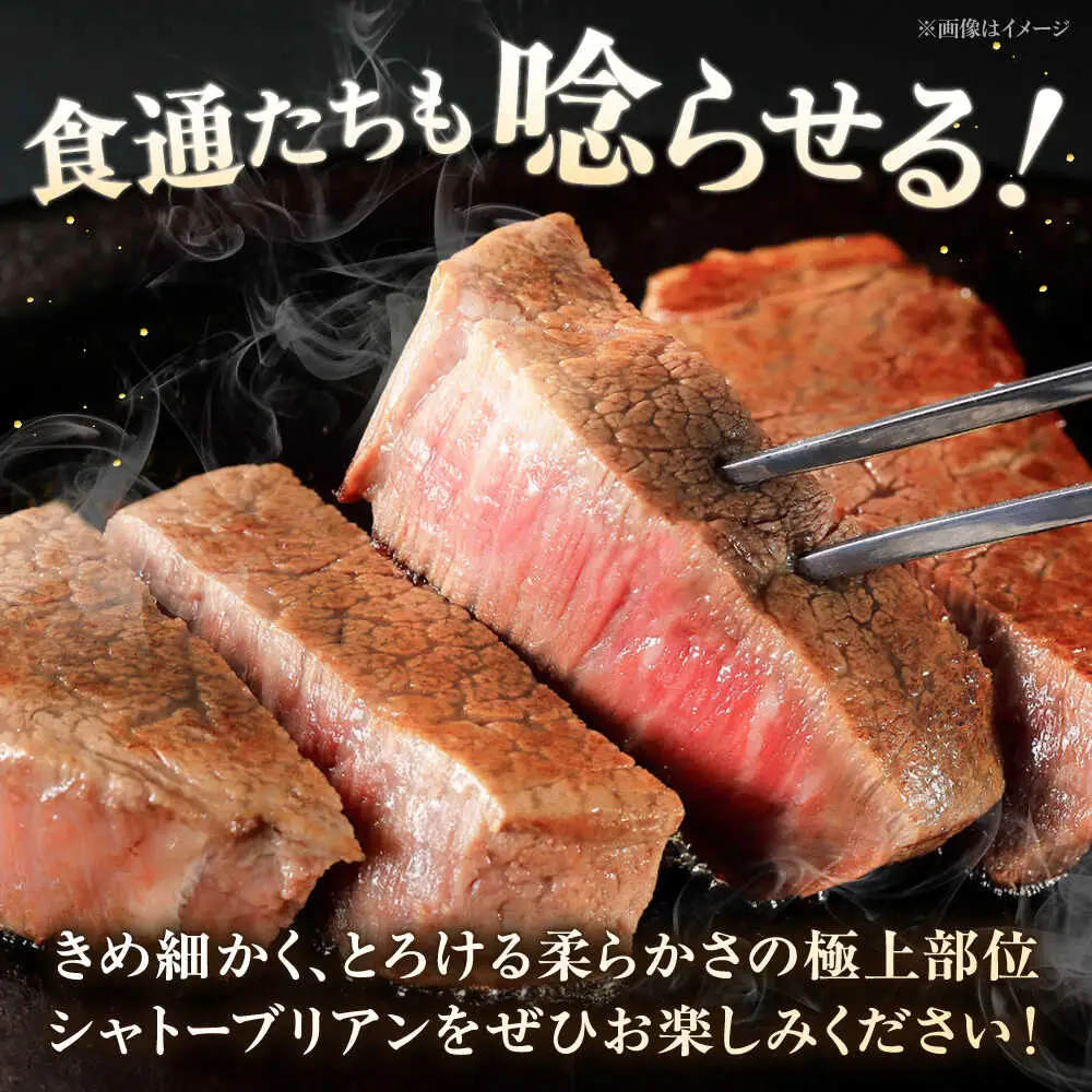 【全12回定期便】【A5-A4等級！】博多和牛 ヒレ シャトーブリアン 3枚（計450g）桂川町/株式会社チクゼンヤ [ADBZ016] ステーキ ヒレ 希少 国産