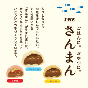 さんまんカレー味セット 3箱 セット (1箱 100g 2つ入り 計6個)  カレー