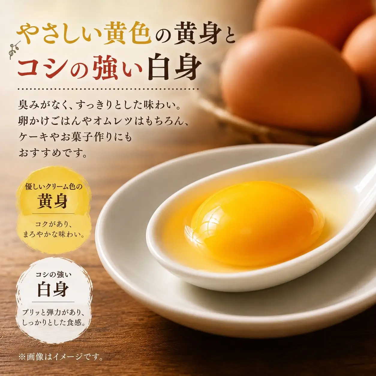 【ポロニ養鶏場】有精卵 計60個（10個×6パック）|  卵