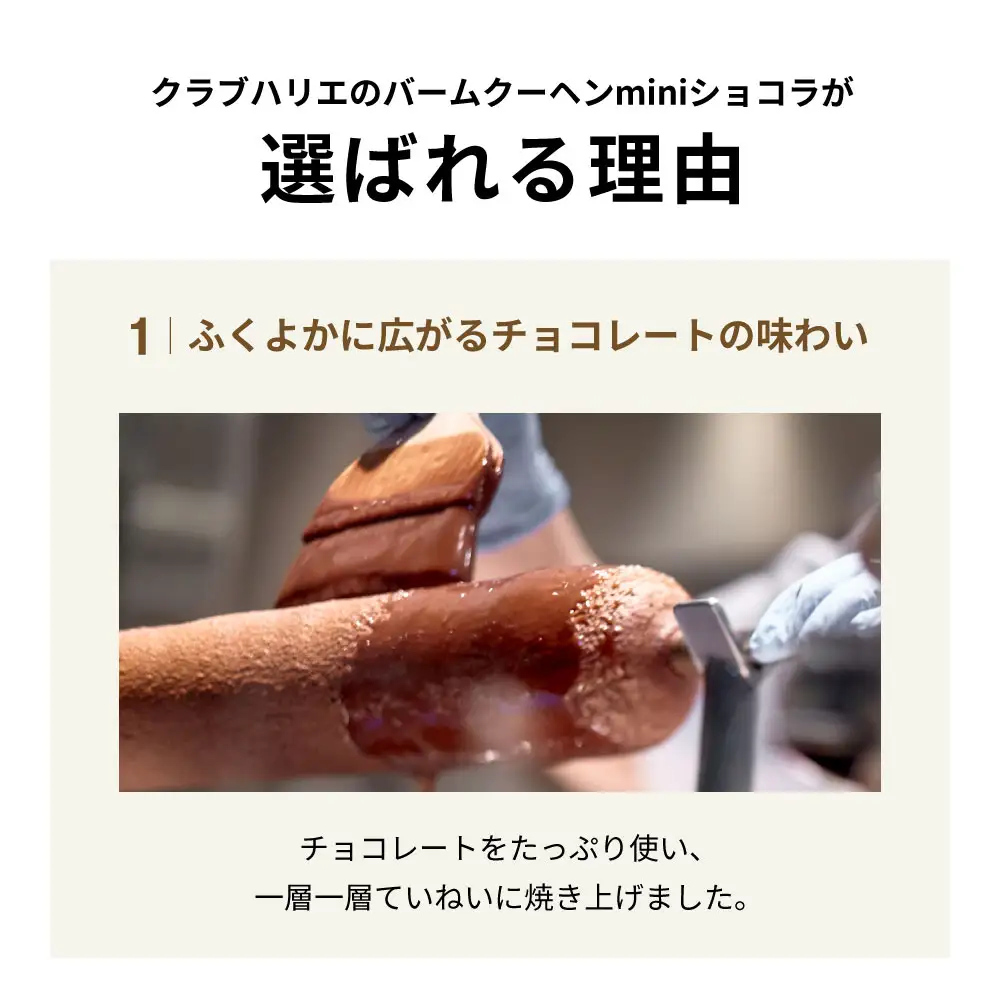 バームクーヘンminiショコラ 3個入 クラブハリエ八日市の杜 滋賀県 東近江市 O-G17 チョコレート バウムクーヘン 個包装 スイーツ 焼き菓子 ギフト