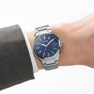 CITIZEN 光発電 エコドライブ電波　メンズ 時計アテッサ CB3010-57L