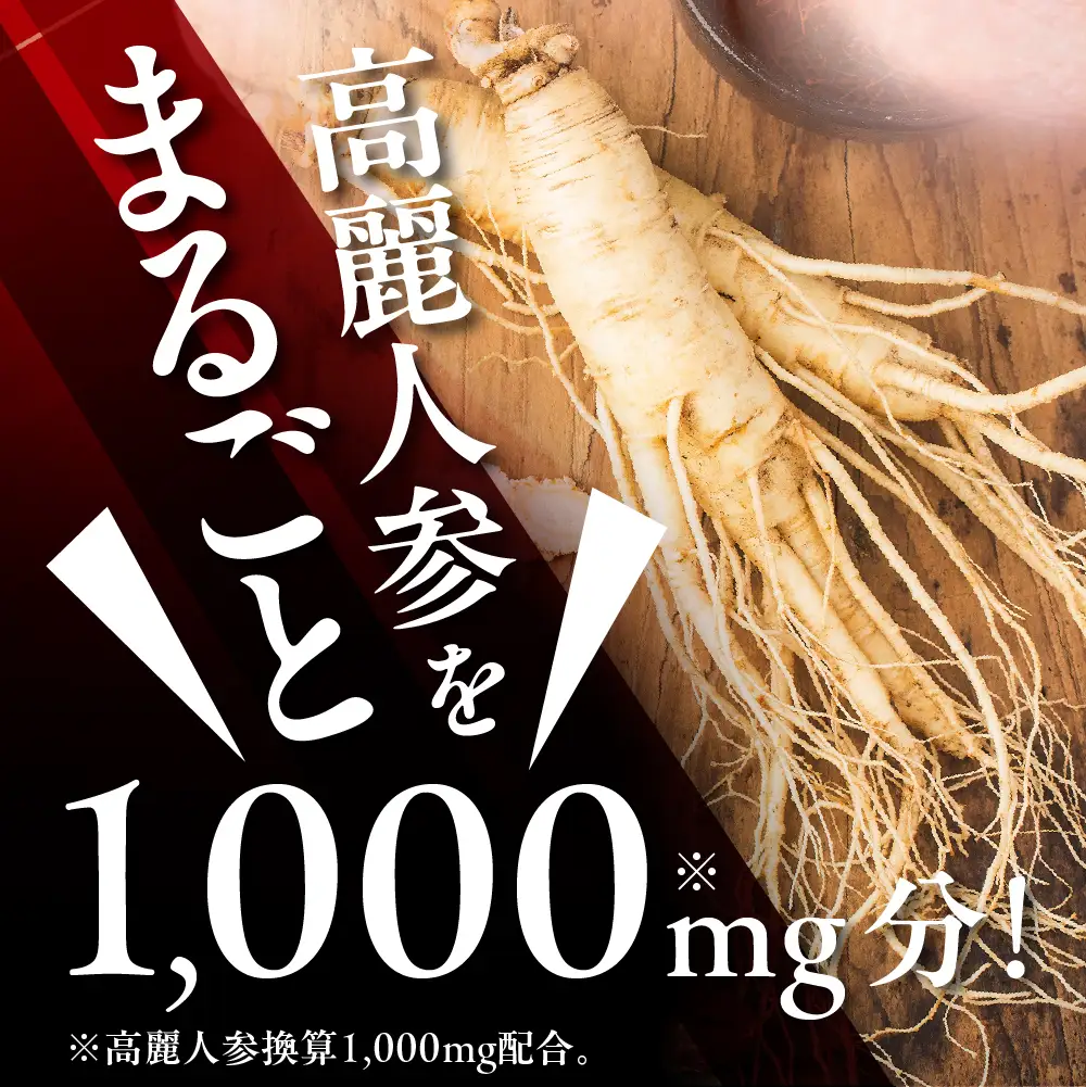 高麗人参1000 10本｜高麗人参