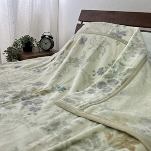 【訳あり】丸洗いOKあったか綿毛布（綿ニューマイヤー）シングル SH-3690