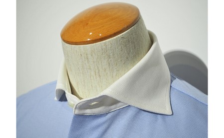 シャツ INDUSTYLE TOKYO 動体裁断 クレリックサックス シャツ サックス(S)