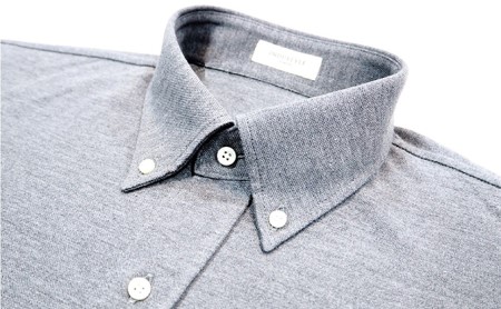 シャツ INDUSTYLE TOKYO 長袖 メンズ シャツ グレー(L)