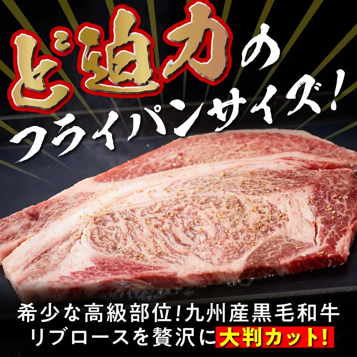（復刻版）訳あり！九州産和牛ロース大判焼肉1ｋｇ（3枚～4枚）