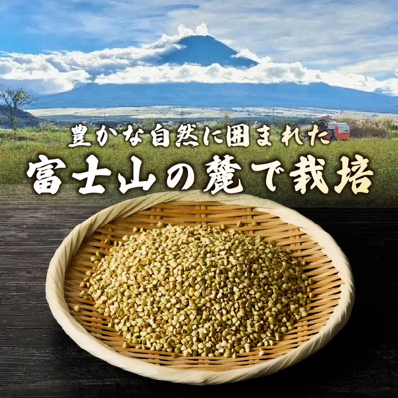 農薬不使用　富士北麓忍野村産そばの実　500g×1袋