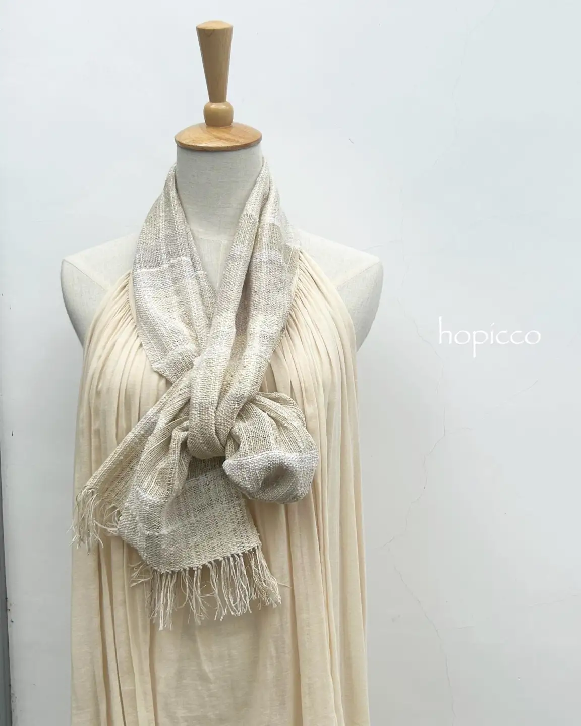 ストール（カシミヤ）20cm×160cm 茶系 合同会社工藝舎 75-003