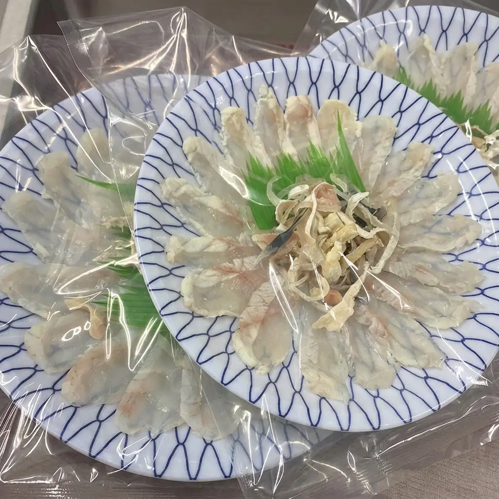 【ポン酢と紅葉おろし付】ふぐ 刺身 3パック 上越市 フグ 冷凍 さしみ 割烹から松や
