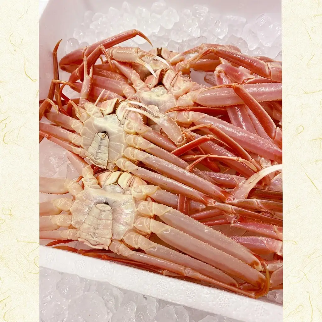ずわいがに甲羅盛り 冷凍 上越産 ずわいがに 約130g×3個