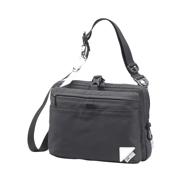 豊岡鞄 CIE WEATHER SHOULDER（071951）ブラック / 木和田正昭商店 撥水 ショルダーバッグ メンズ クラッチバック バックインバック